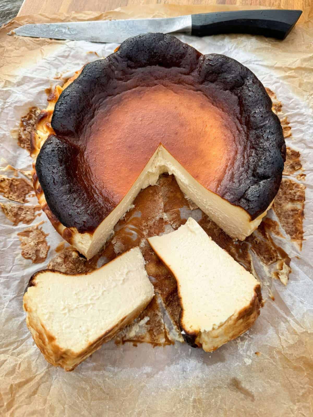 burnt baileys cheesecake