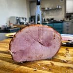 cherry cola ham with hot honey glaze