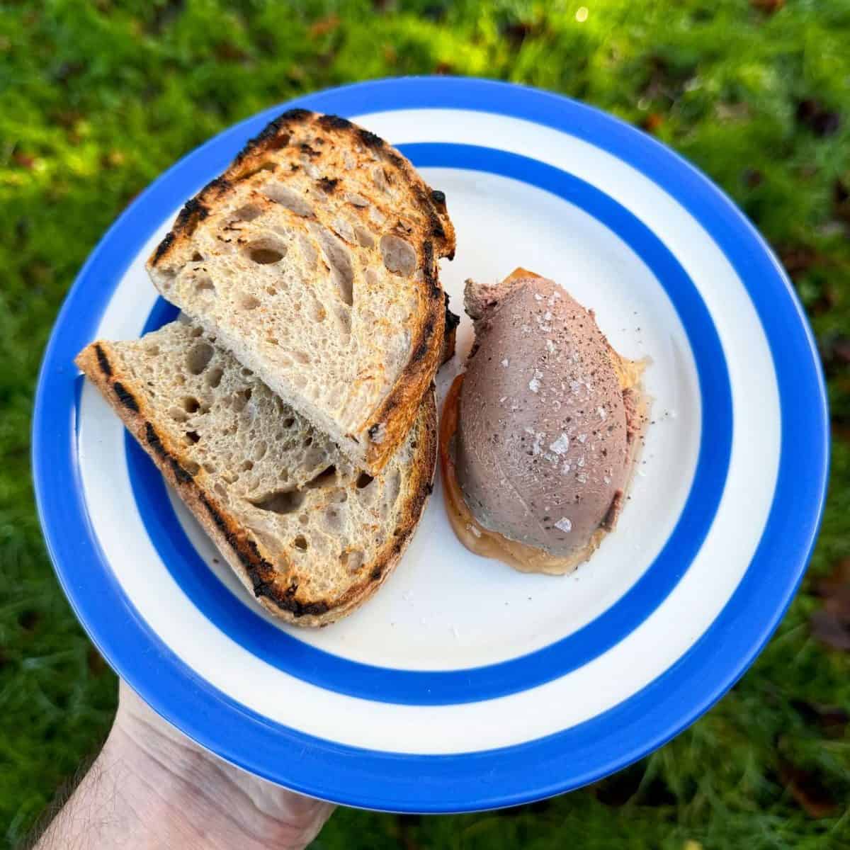 chicken liver mousse with cider jelly