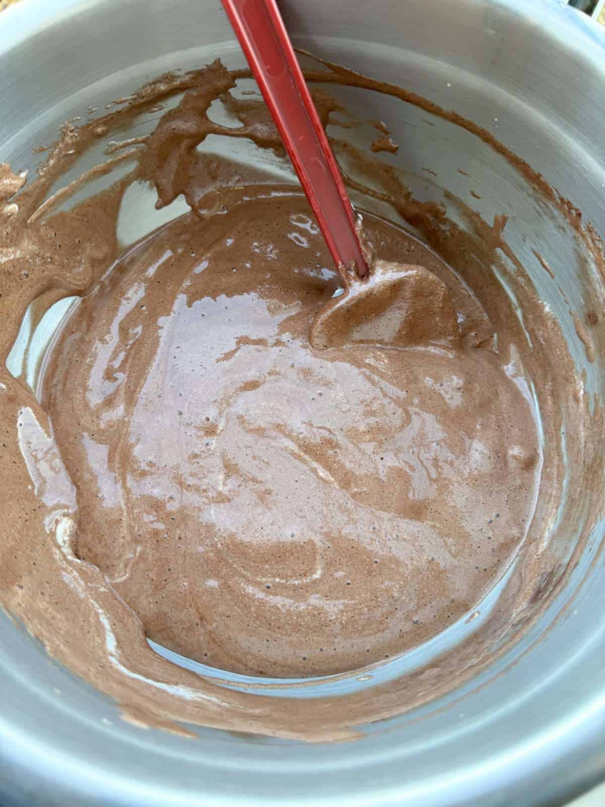 chocolate sponge batter