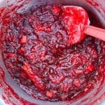 Christmas cranberry chutney