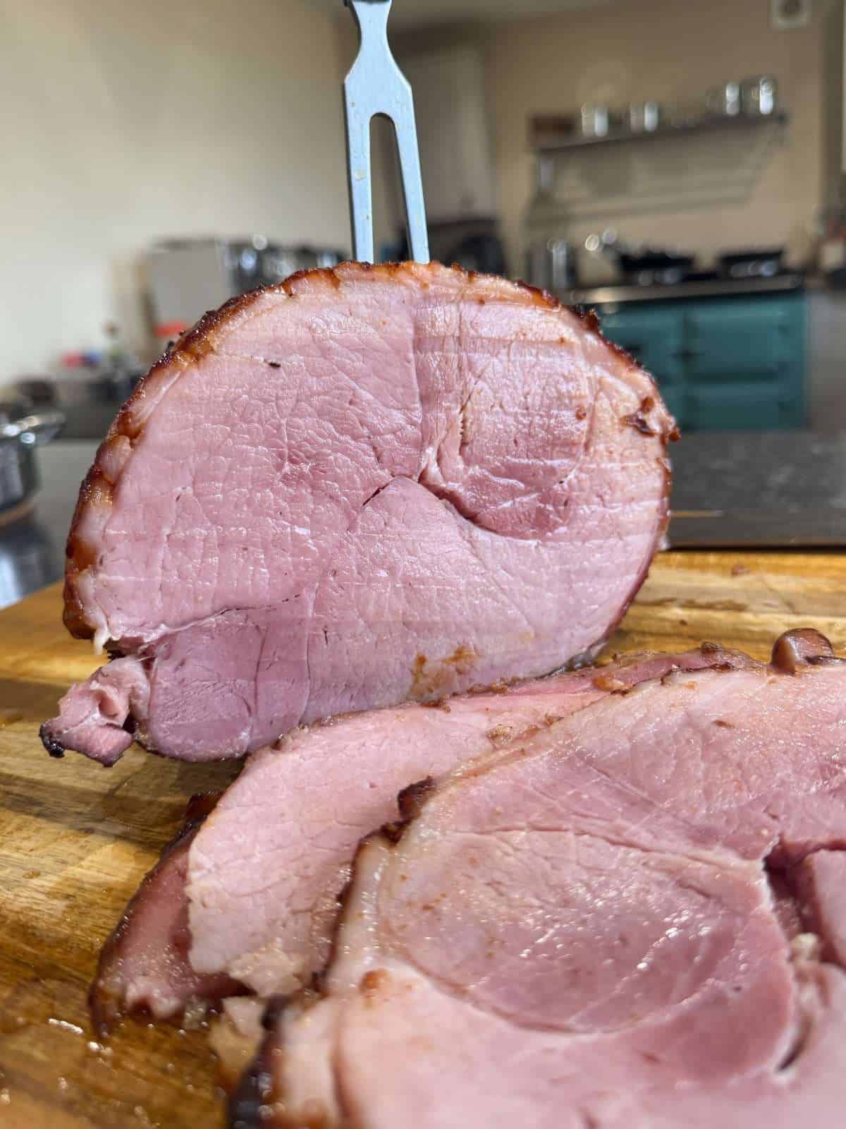 sliced cola ham
