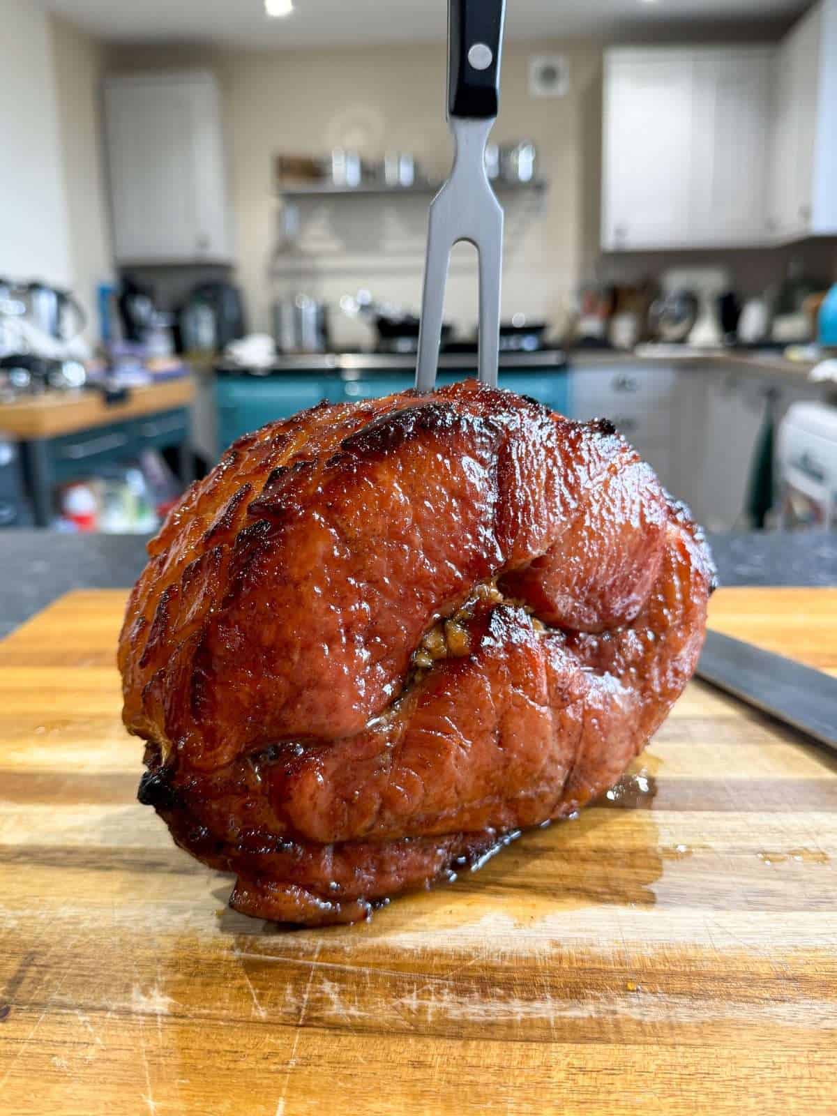hot honey glazed ham