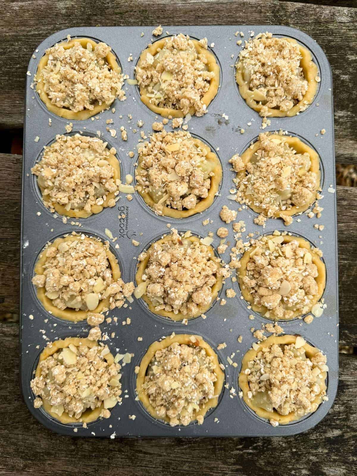 crumble mince pies