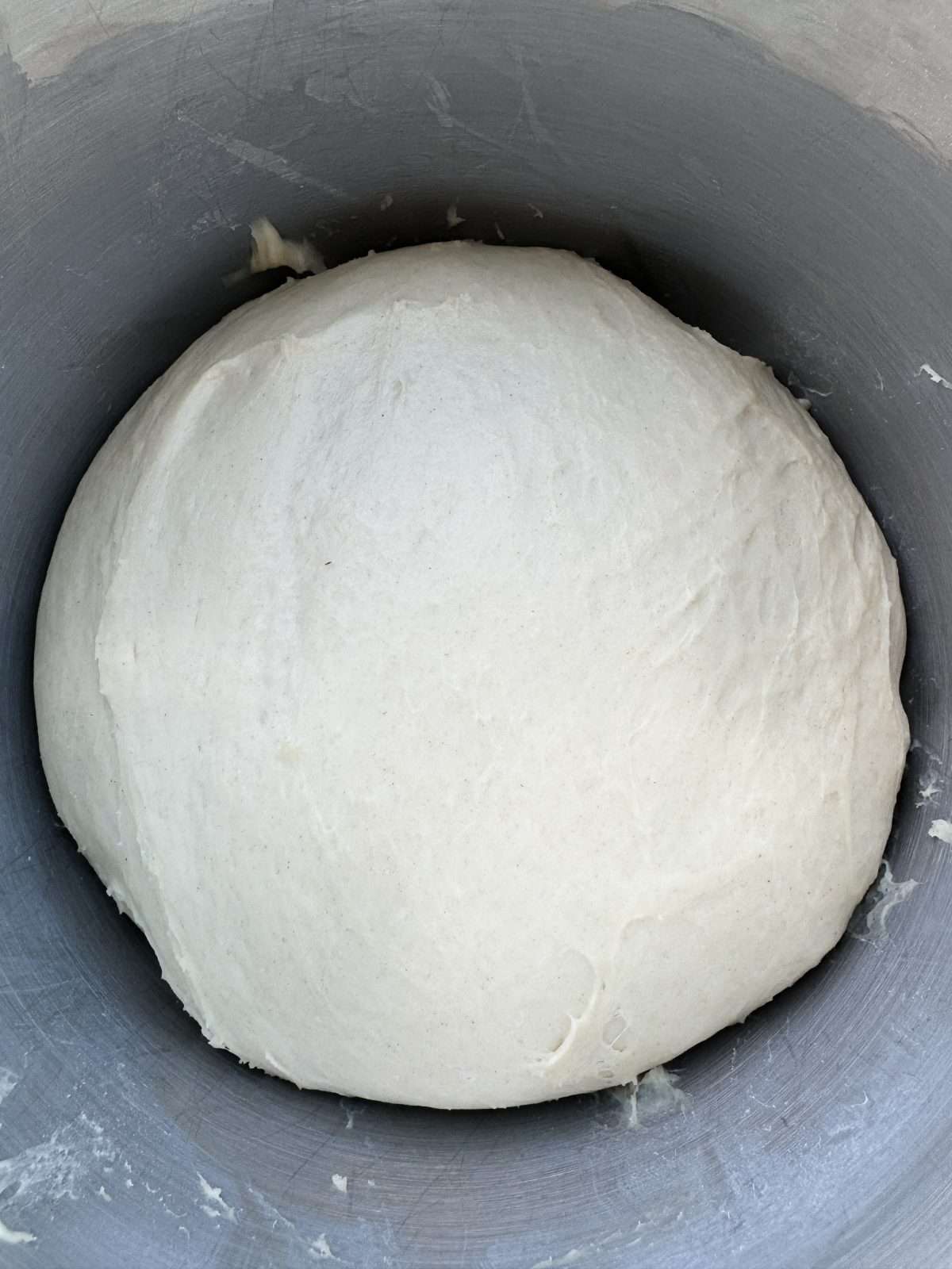 risen dough ball dough