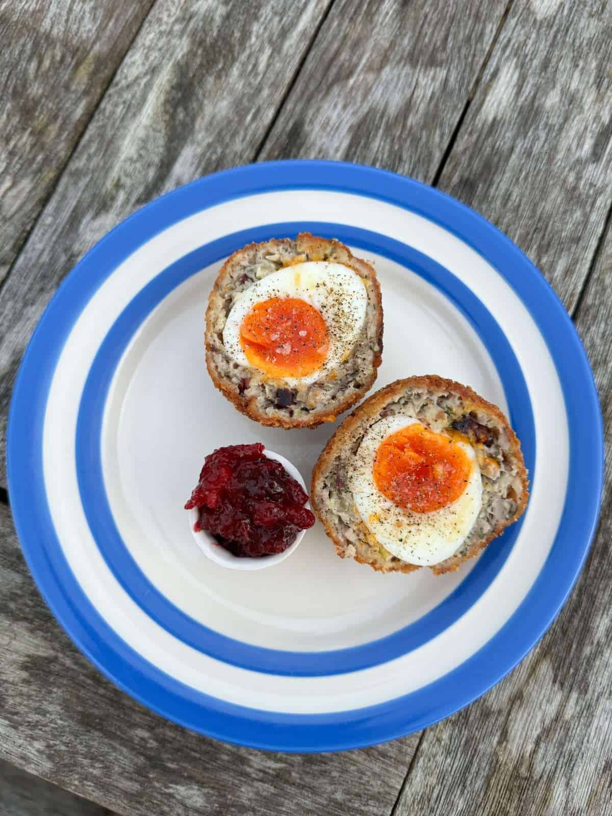 festive scotch egg