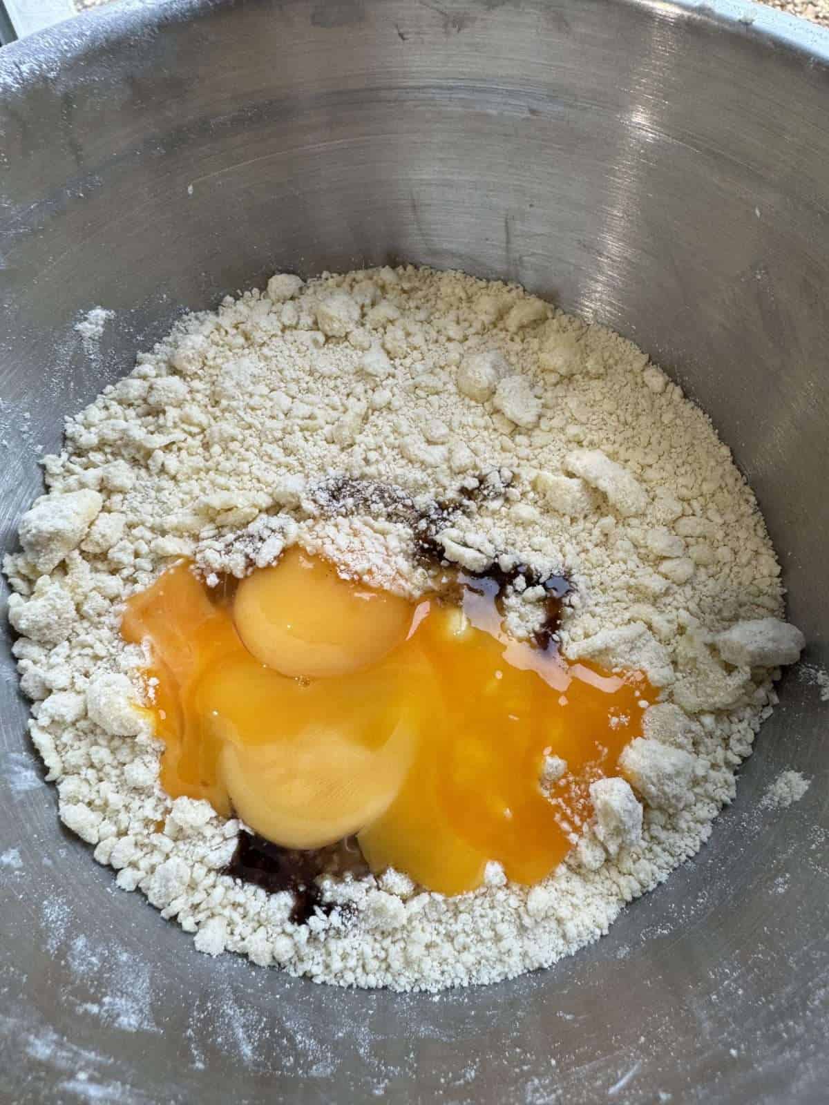 ingredients for sweet shortcrust pastry