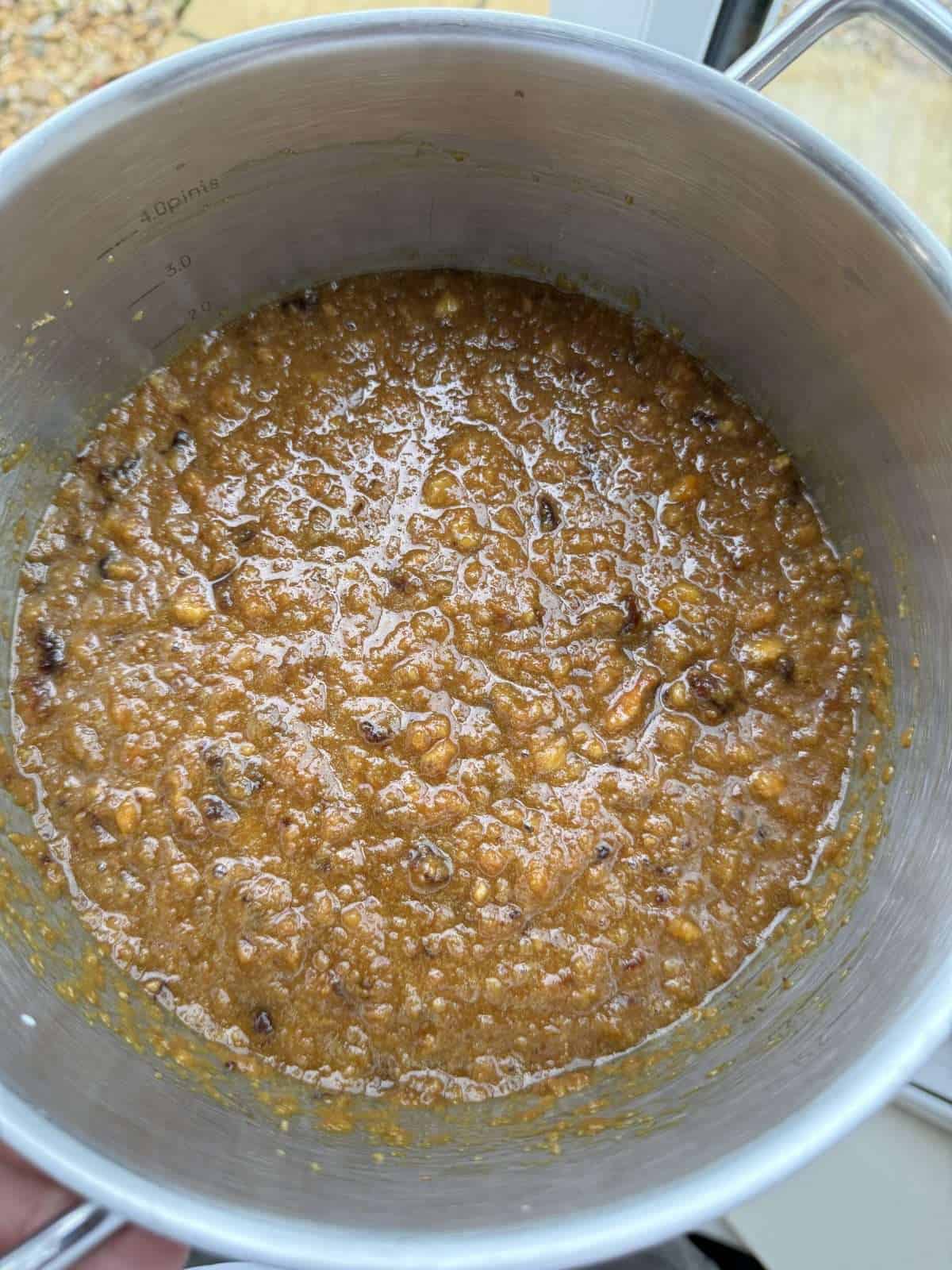 panettone treacle tart filling