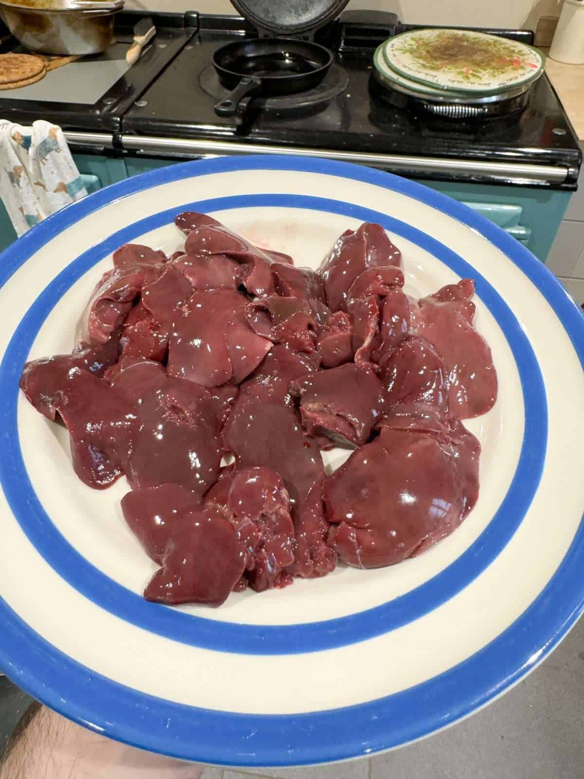 trimmed chicken livers