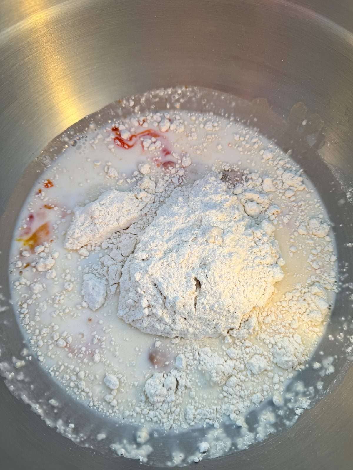 ingredients for Yorkshire pudding batter