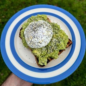 everything bagel avocado toast