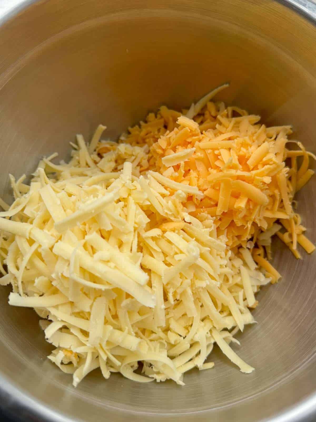 grated English cheeses