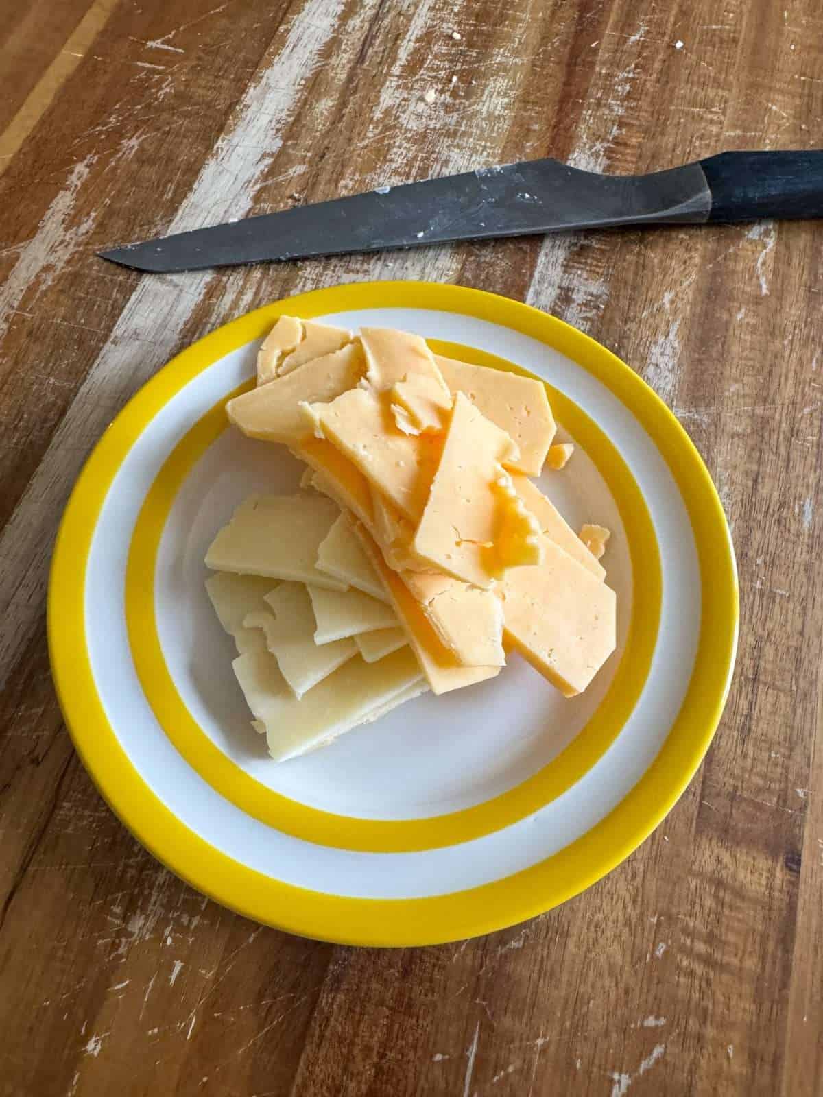 sliced cheese for toastie