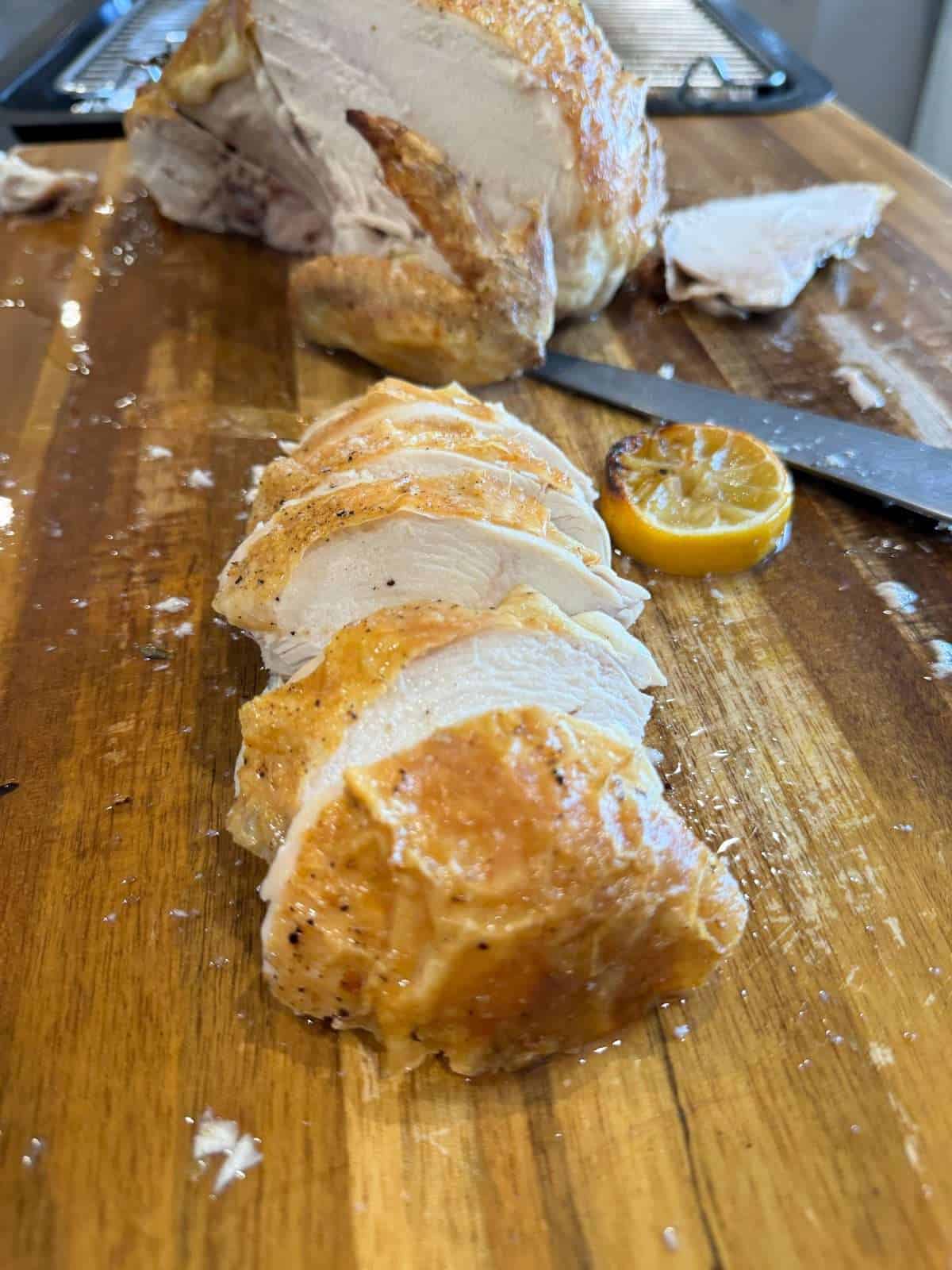 sliced chicken breast