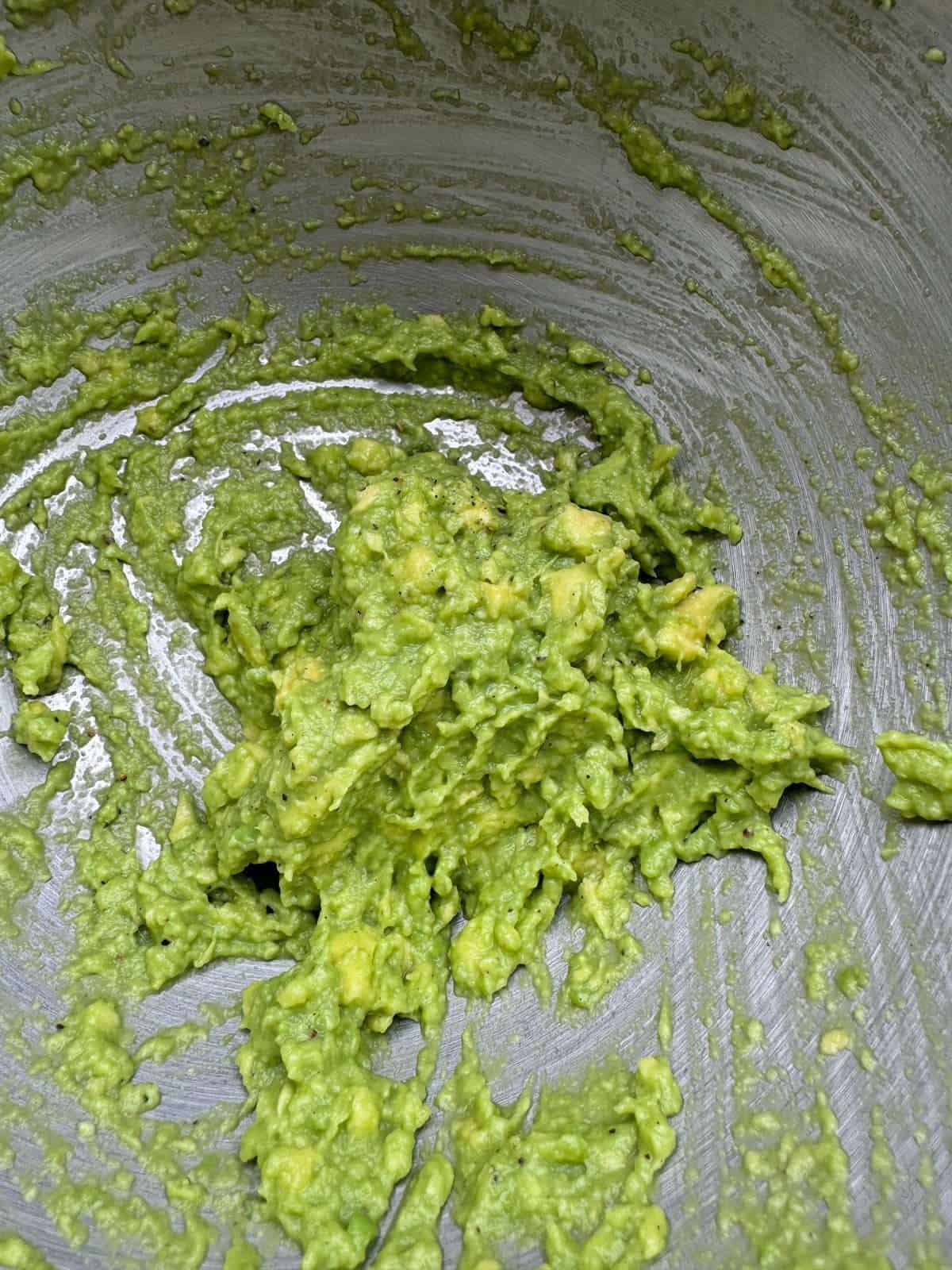 smashed avocado