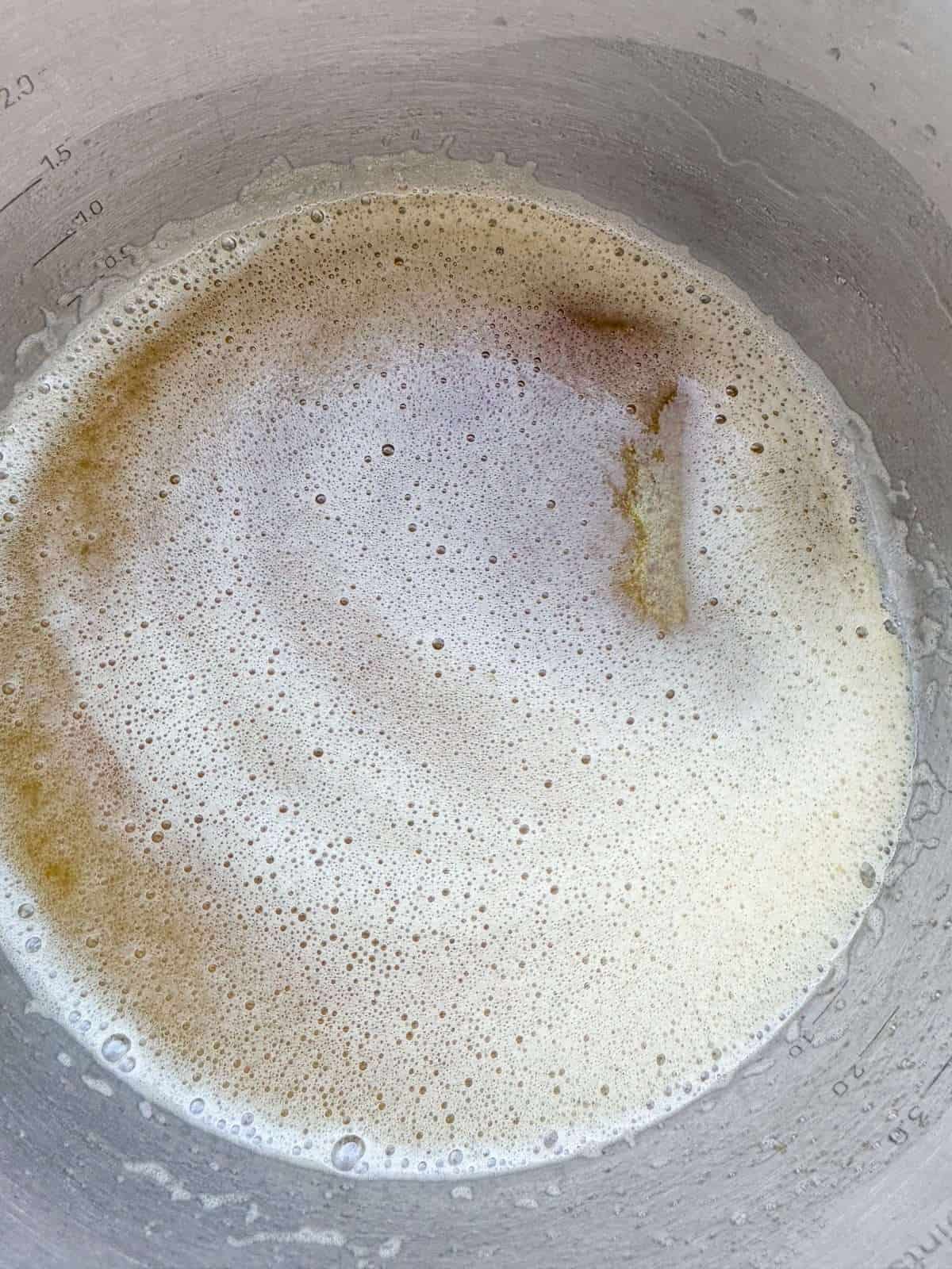 brown butter in a pan
