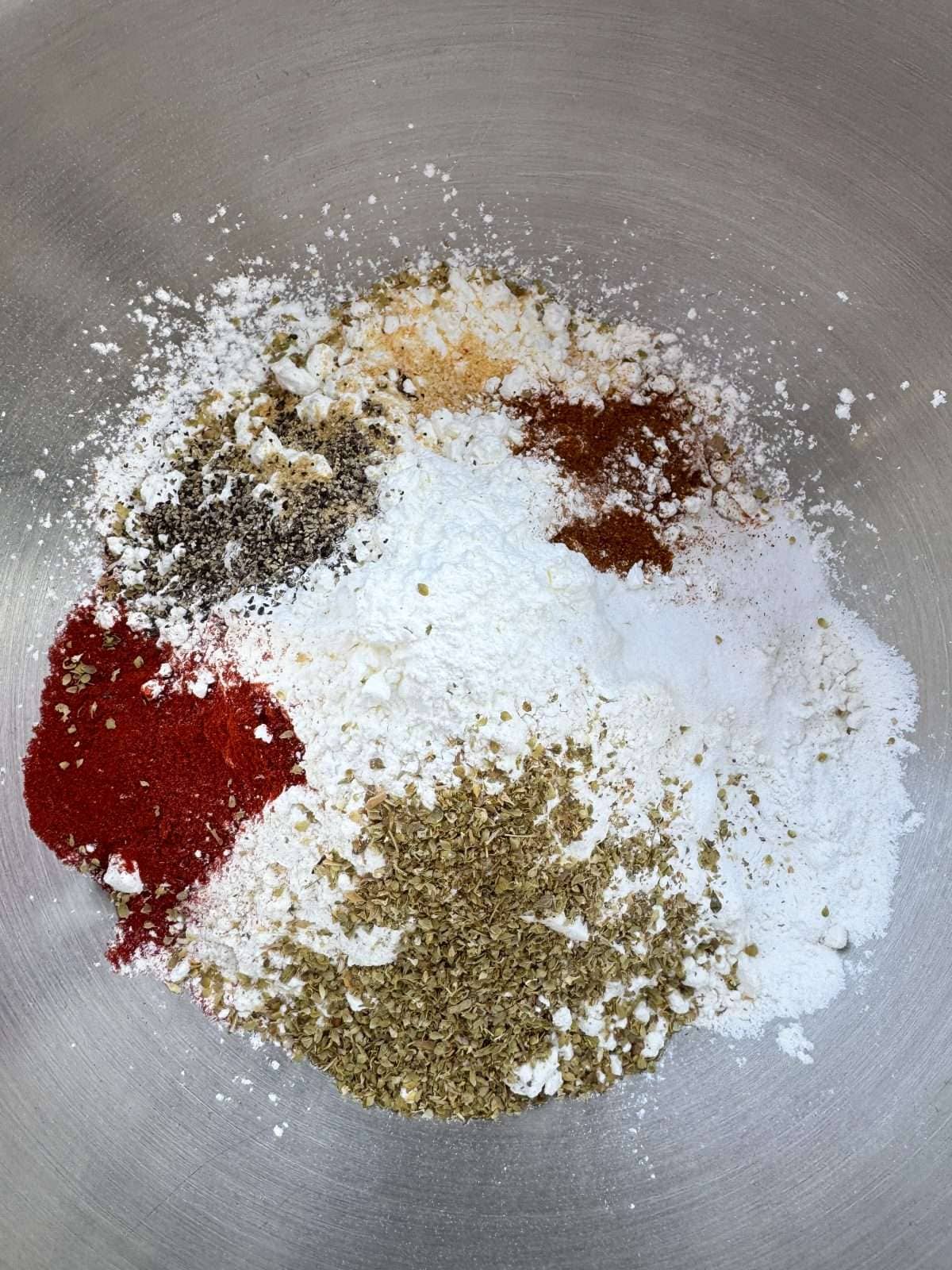 fried chicken flour dredge