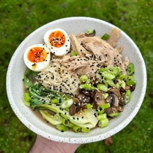 leftover roast chicken ramen