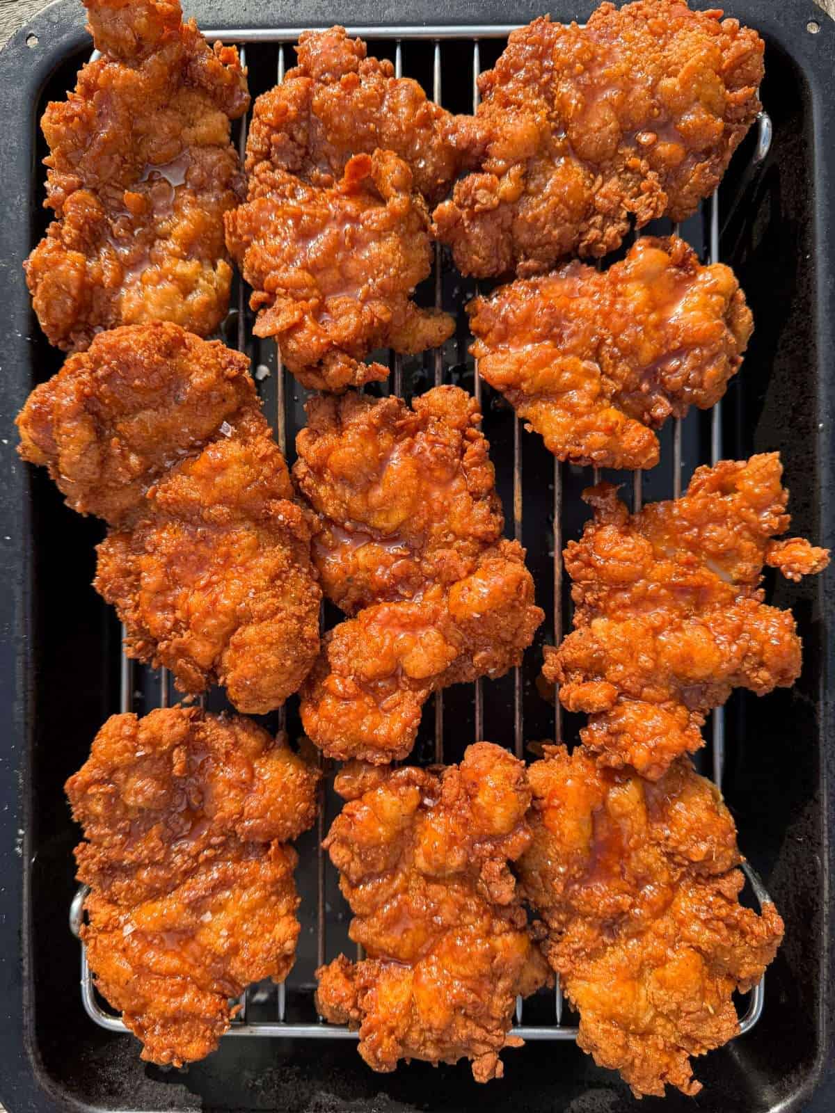 maple glazed fried chicken