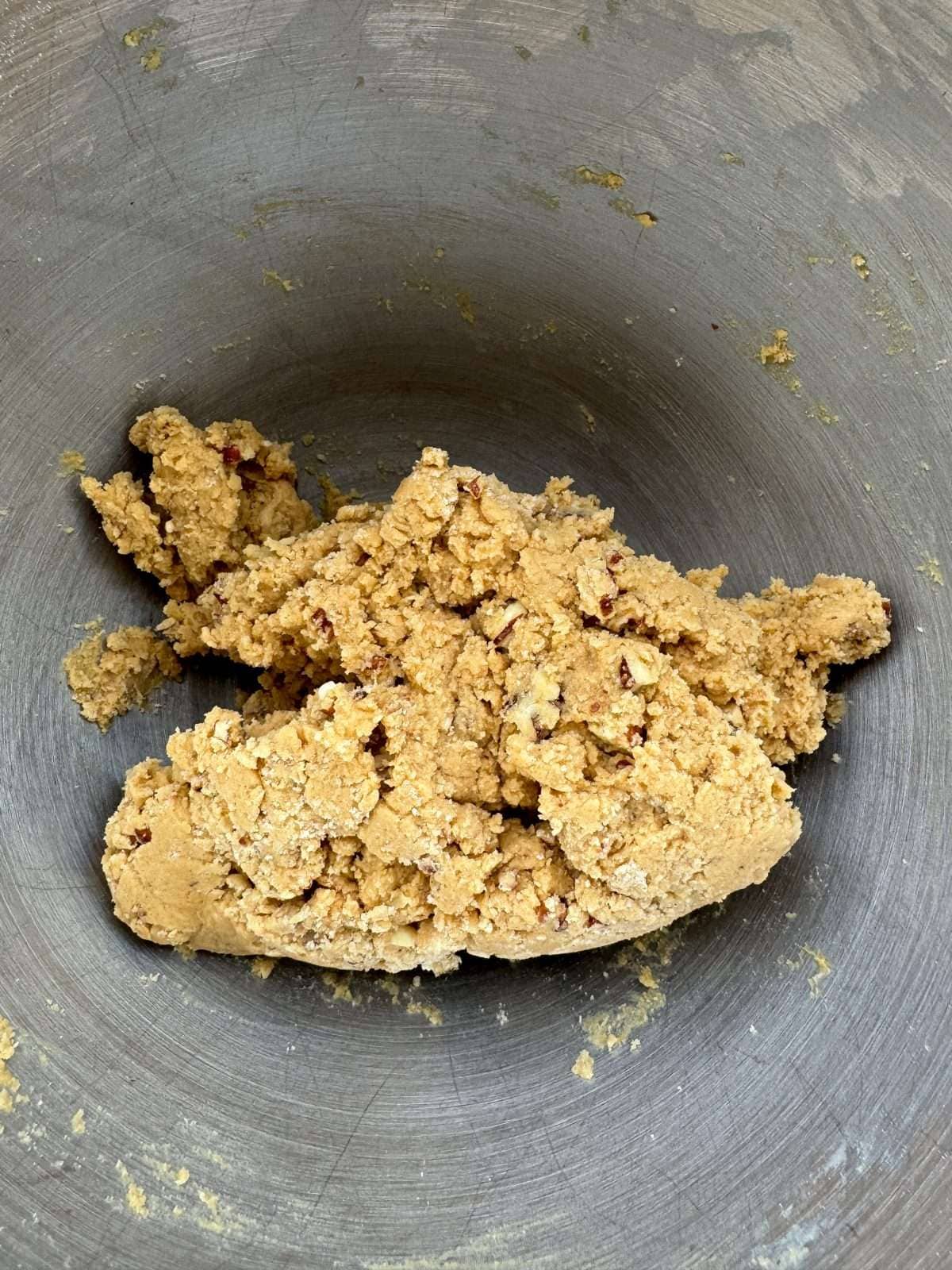 pecan shortbread dough