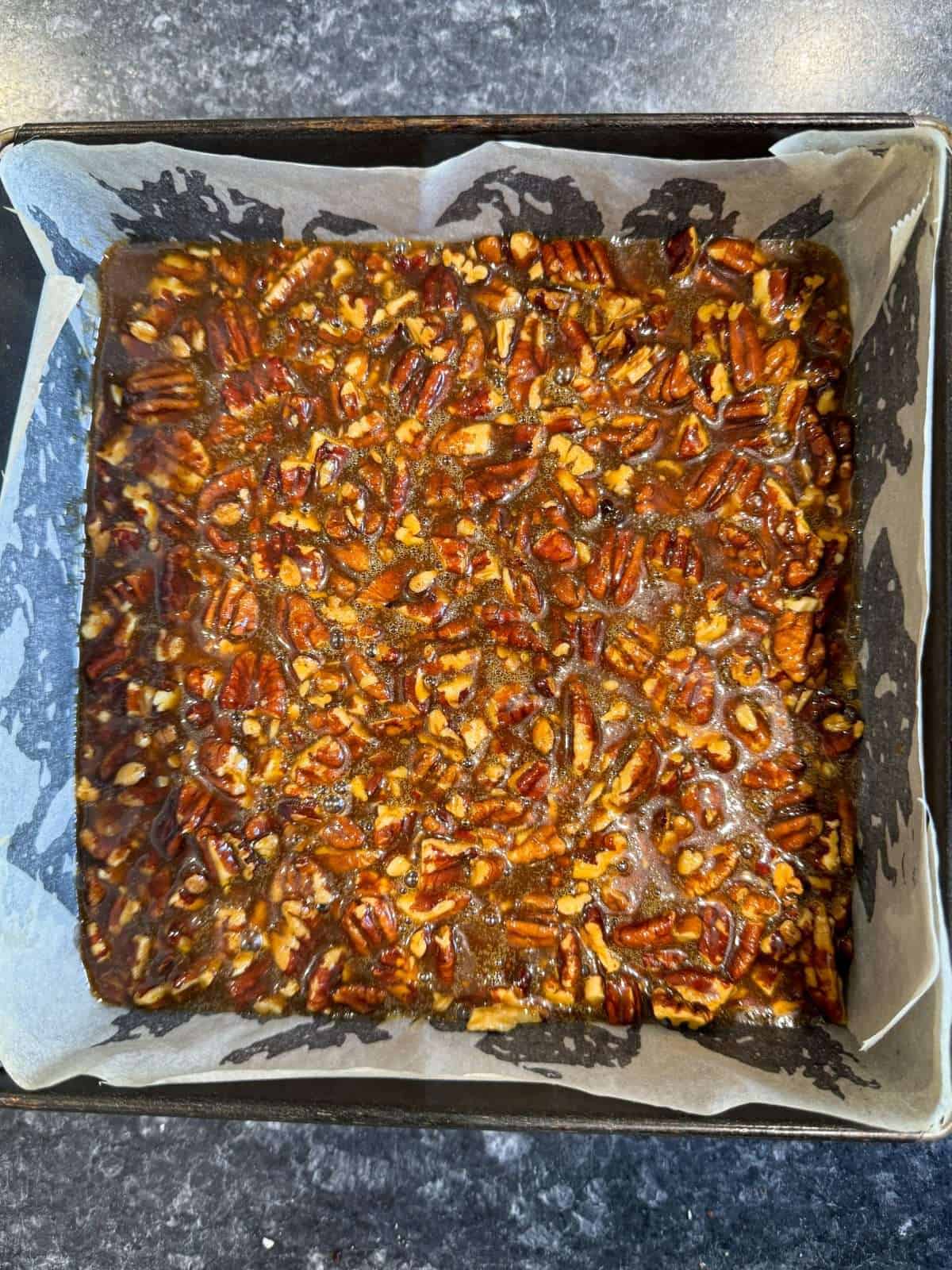 pie topping for pecan pie bars