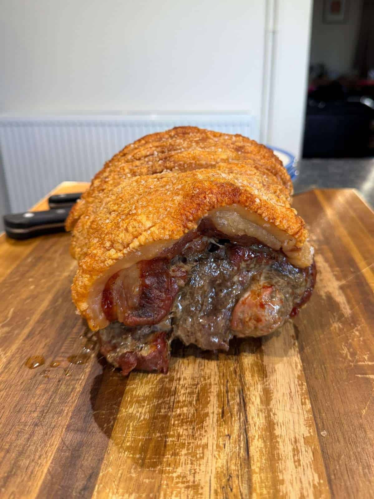 roast pork with proper crackling