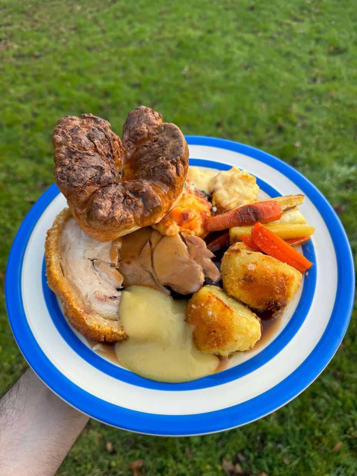 roast pork dinner