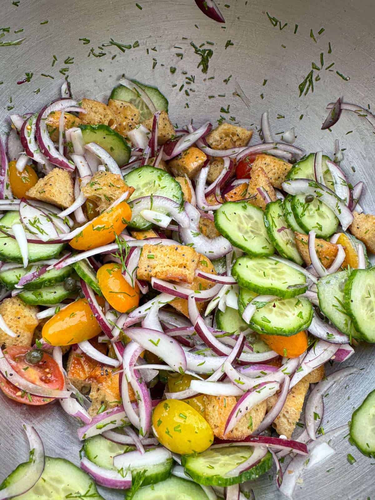 New York style bagel salad