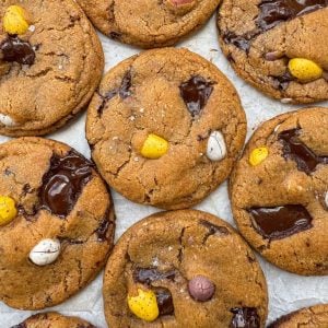 brown butter mini egg cookies