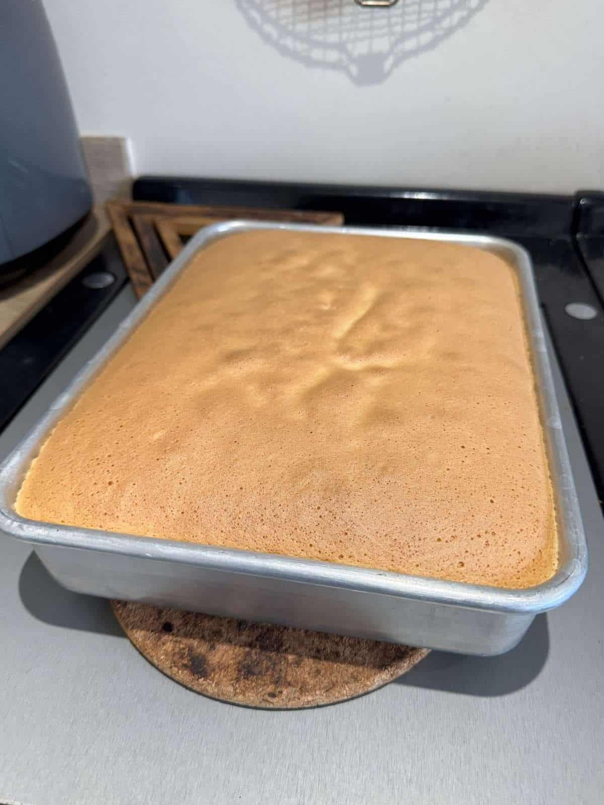 baked chiffon cake for tres leches