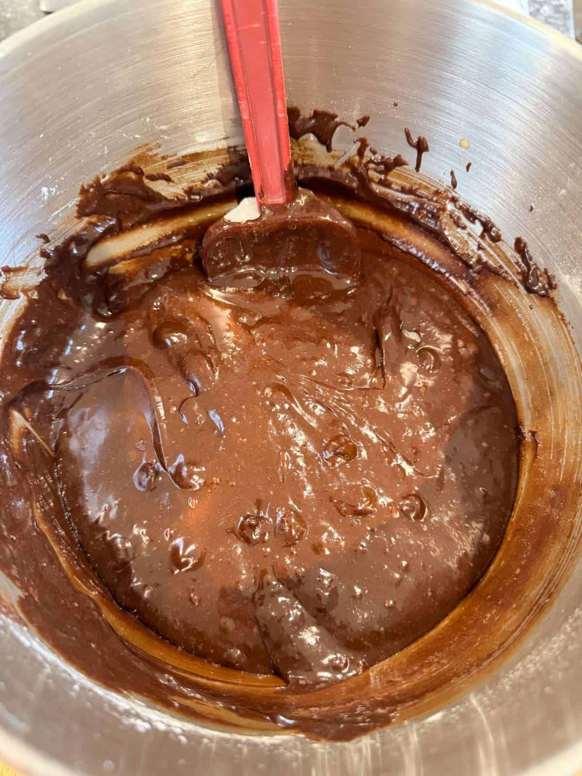 chocolate brownie batter