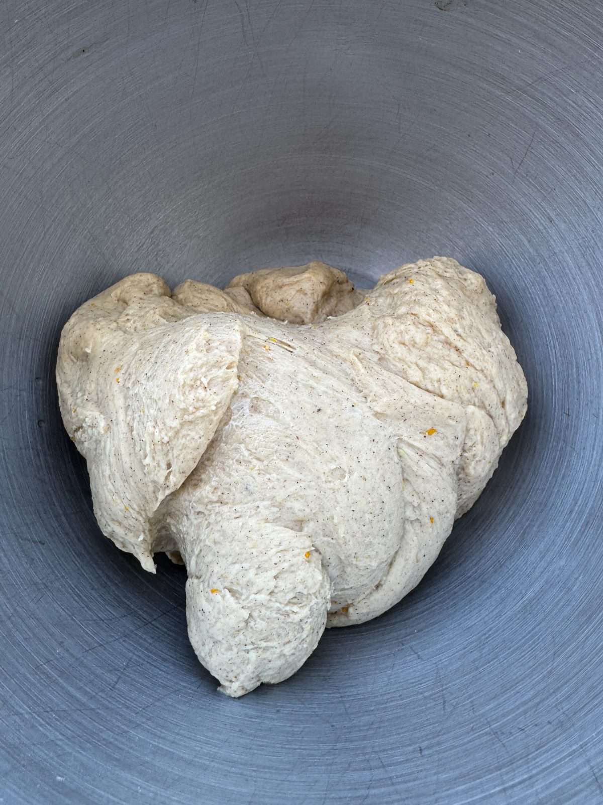 hot cross bun dough