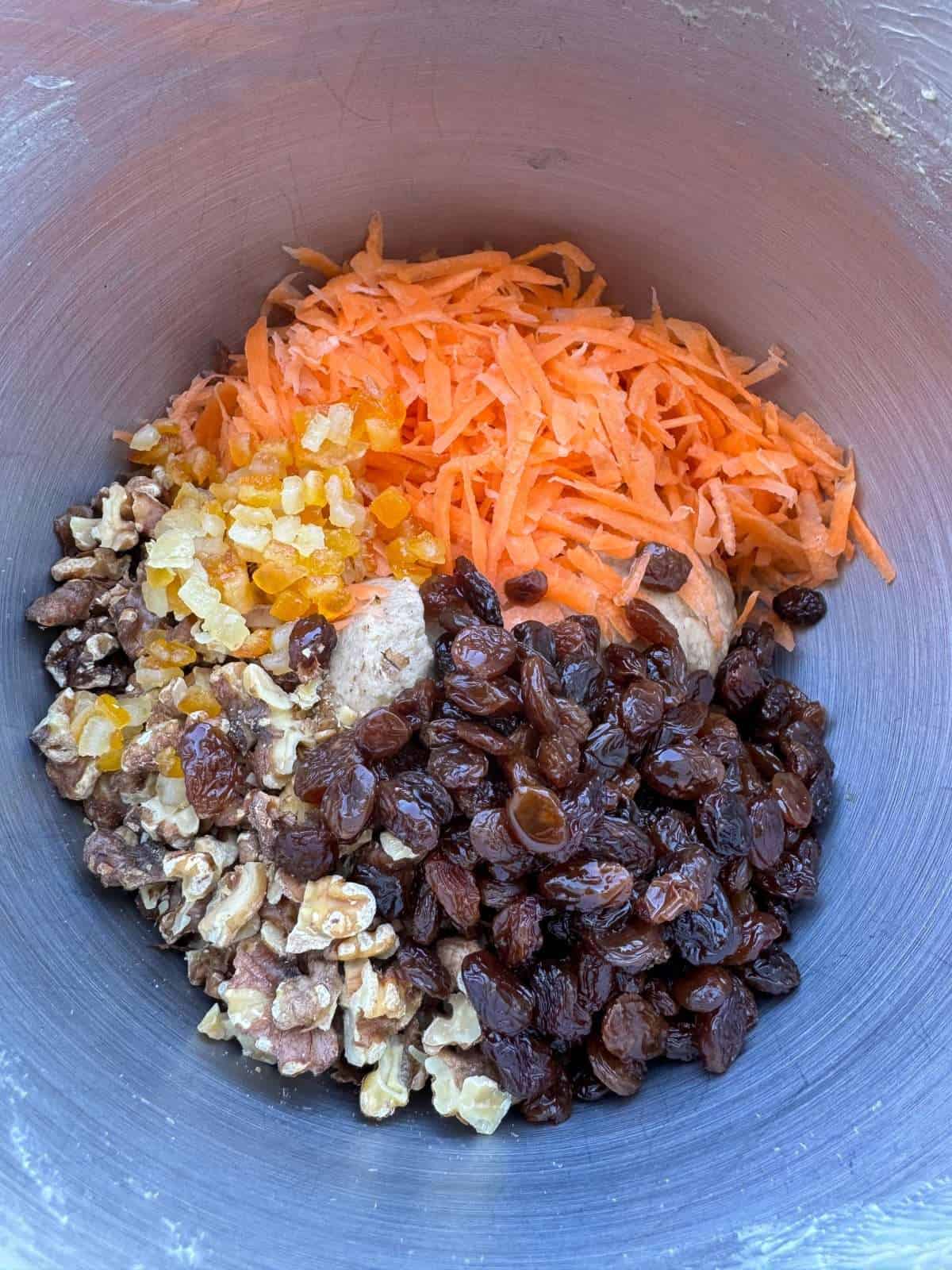 carrot cake dough mix ins