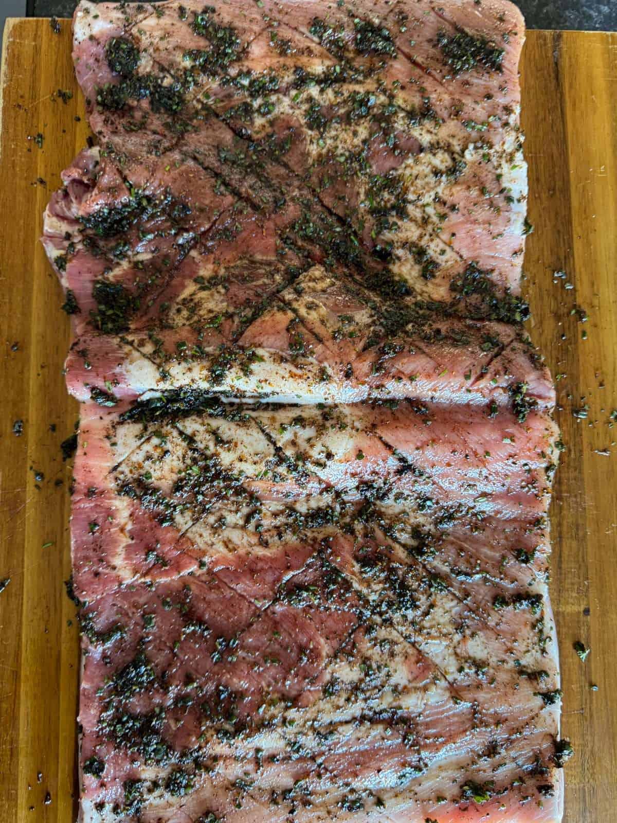 marinated pork belly