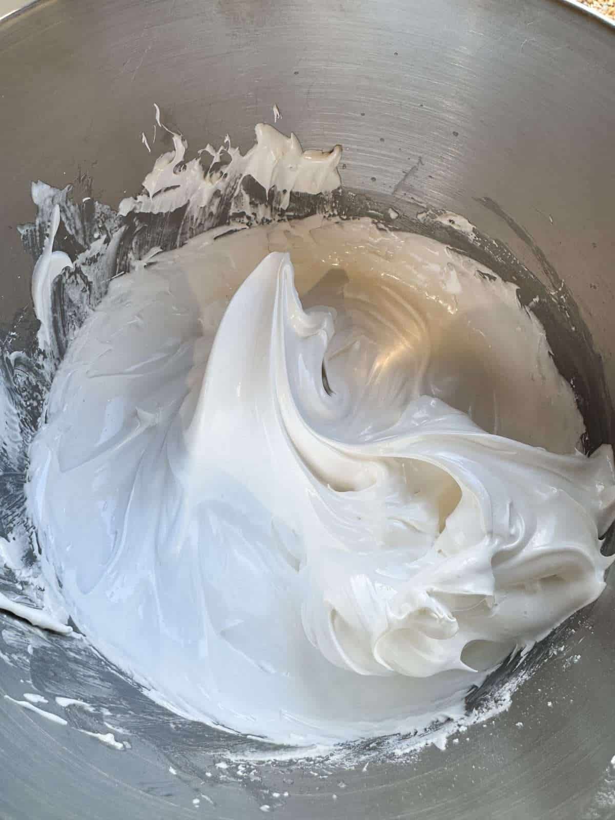 French meringue stiff peaks