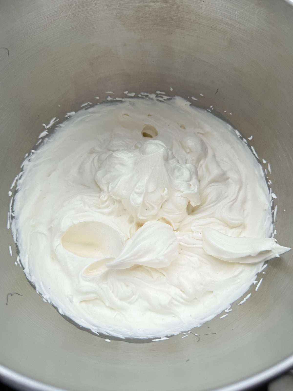 soft whipped vanilla cream