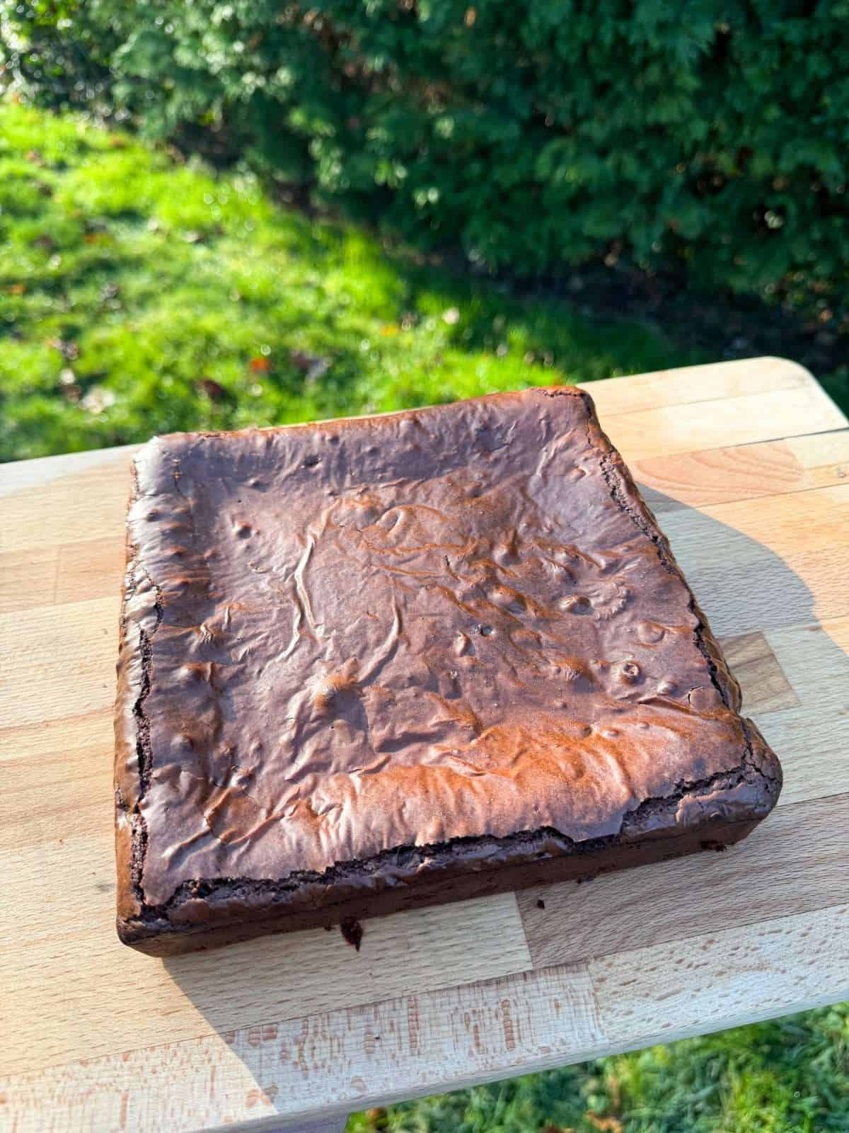 square tin brownies