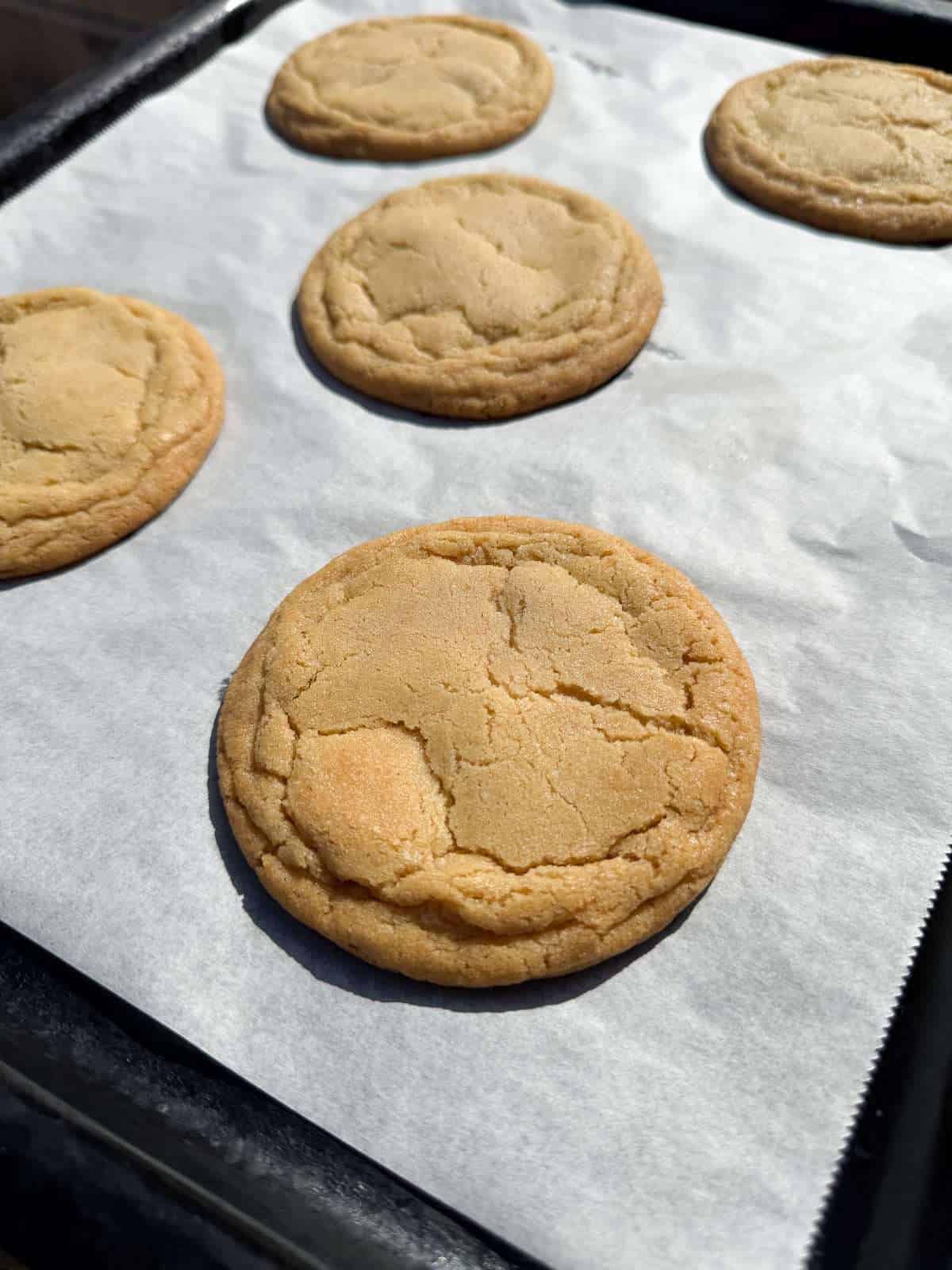 baked vanilla cookies