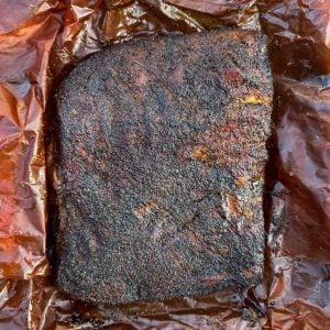 brisket style smoked pork belly