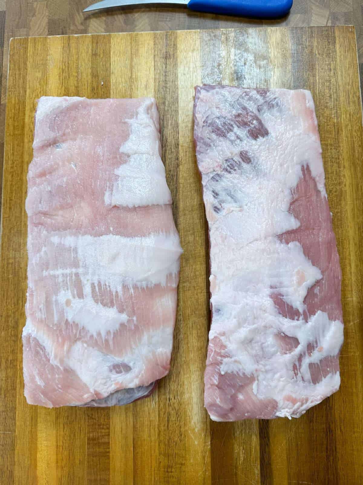 St Louis style trimmed spare ribs