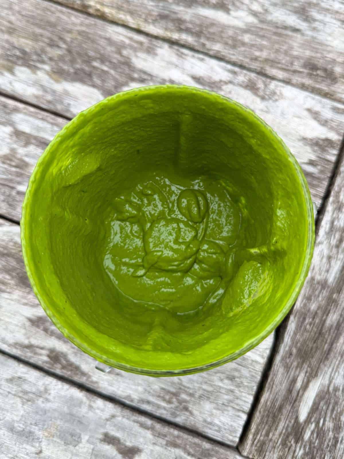 homemade basil pesto