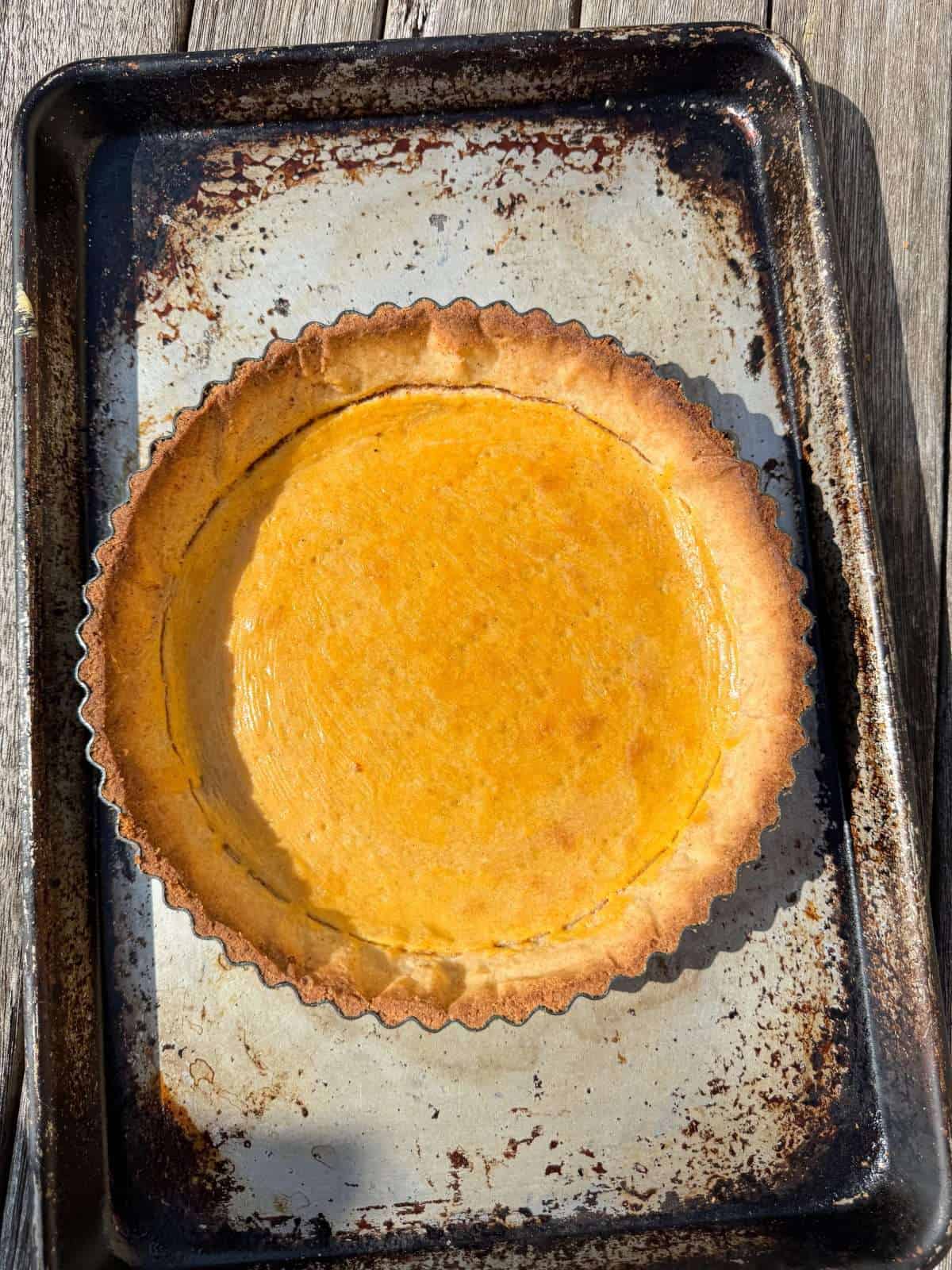 blind baked tart case