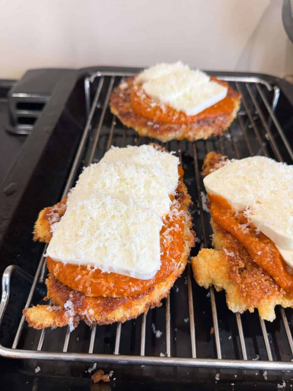 chicken parm ready to bake