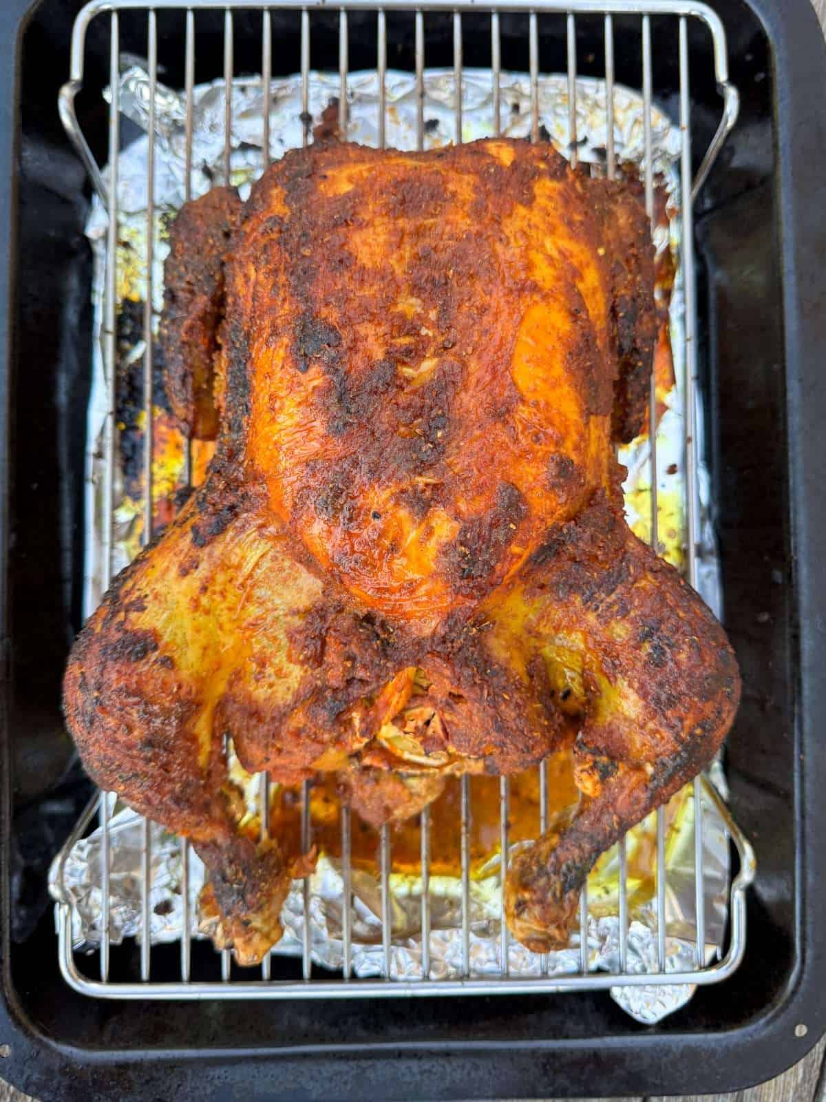 curry glazed roast chicken