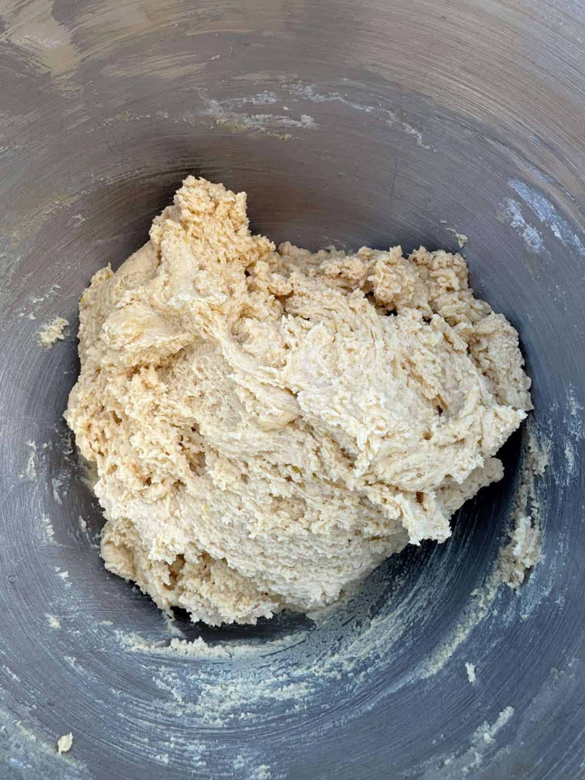 lemon almond brown butter cookie dough