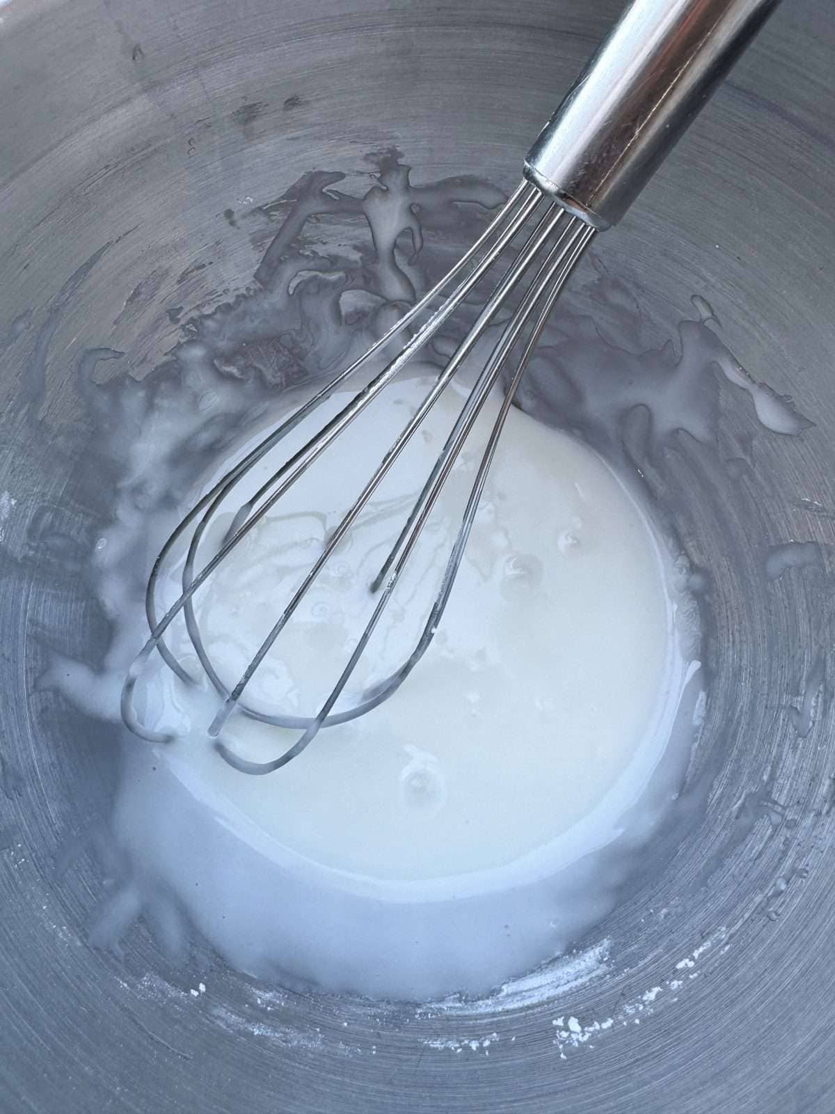 lemon icing in bowl