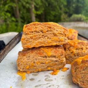 Red Leicester & marmite cheese scones