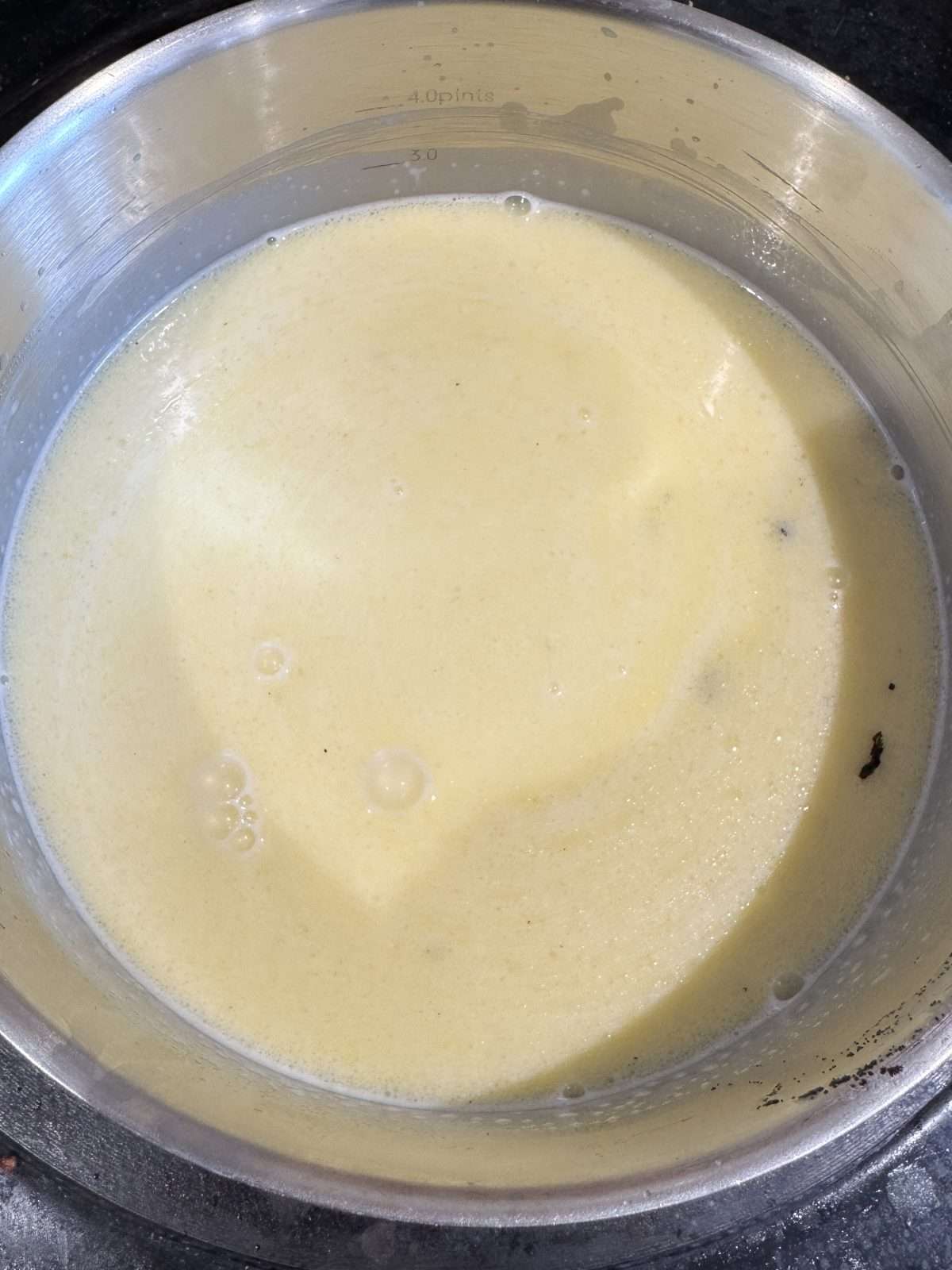 rice pudding before cooking