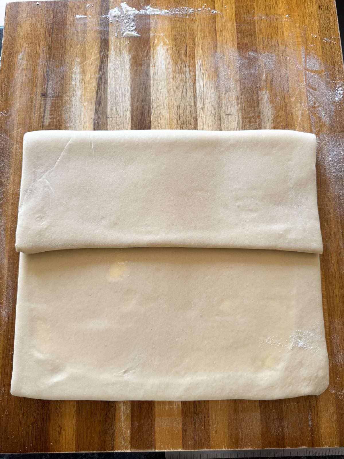 first lamination fold