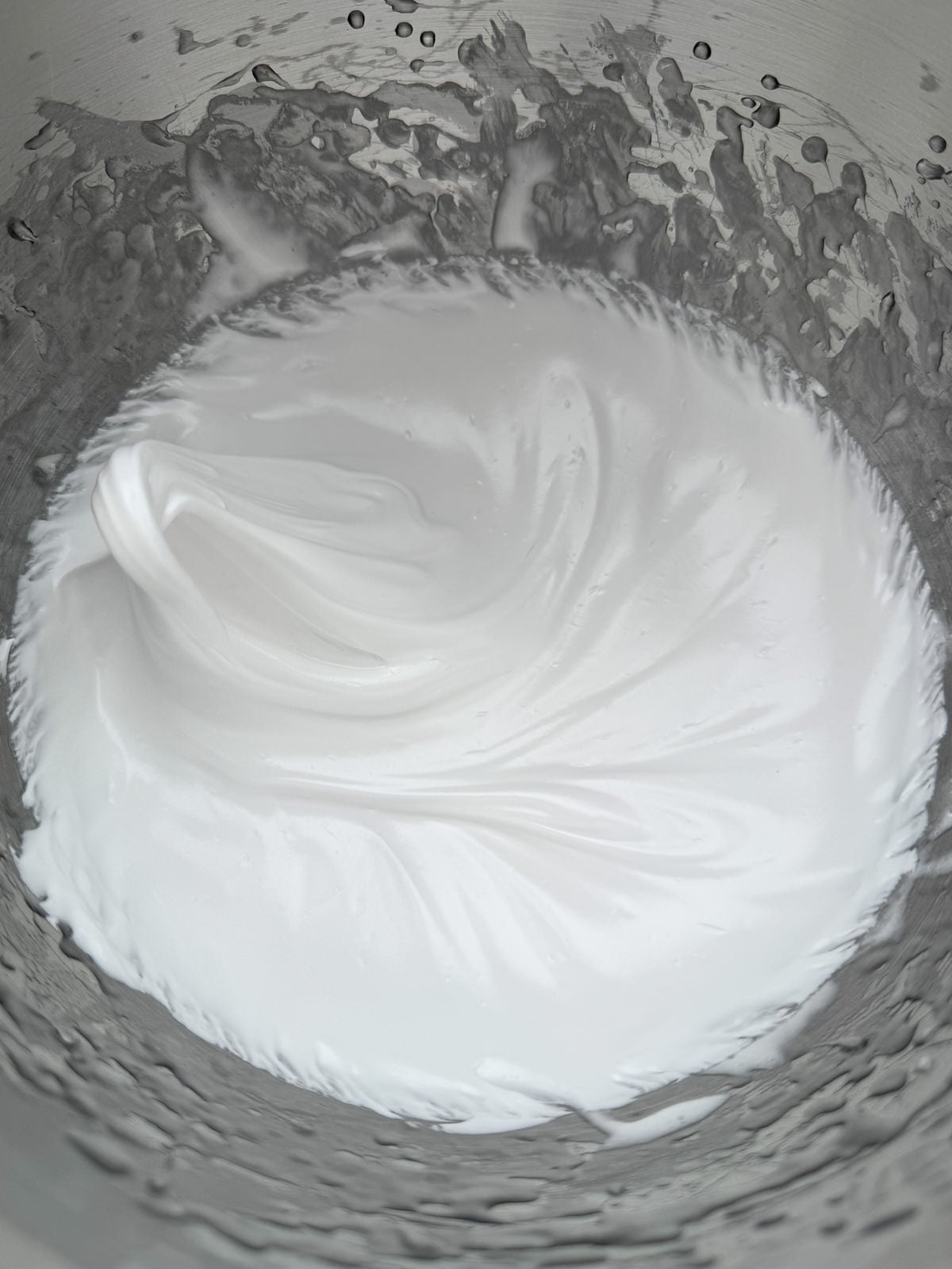 Italian meringue in stand mixer